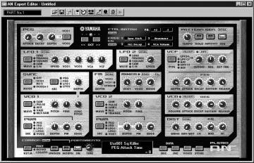 Installare ed Avviare il Software Editor Plug-in (Windows 95/98) Avviare AN Expert Editor 1 Lanciate XGworks (o XGworks lite). 2 Cliccate sul menu Plug-in e selezionate AN Expert Editor.