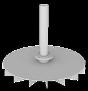 La particolare progettazione della girante permette di variare la quantità di ossigeno trasferito modificando uno dei seguenti parametri: inversione del senso di rotazione; regolazione delle
