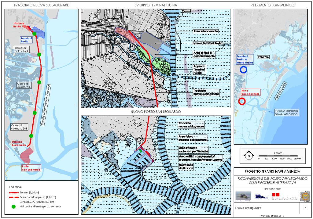 PROGETTO GRANDI NAVI A VENEZIA La riconversione del Porto San Leonardo quale possibile alternativa La Stazione Marittima verrebbe dedicata alla gestione del flusso delle navi di ridotte dimensioni e