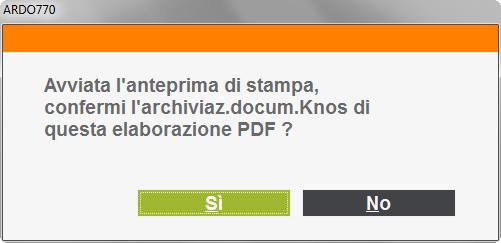 Confermando le impostazioni adottate nella prima schermata, è possibile accedere ad una seconda pagina nella quale l utente potrà