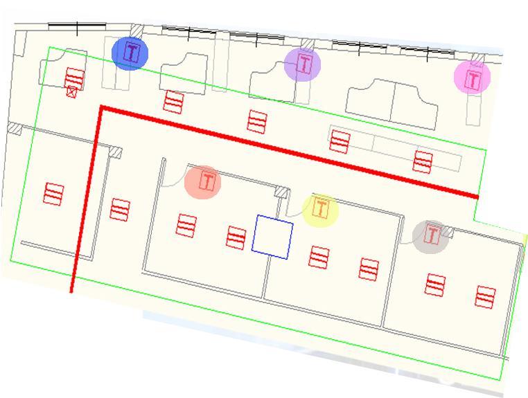 Analisi del progetto termotecnico: Punti di controllo (Lo stesso dispositivo può controllare sia le luci che la