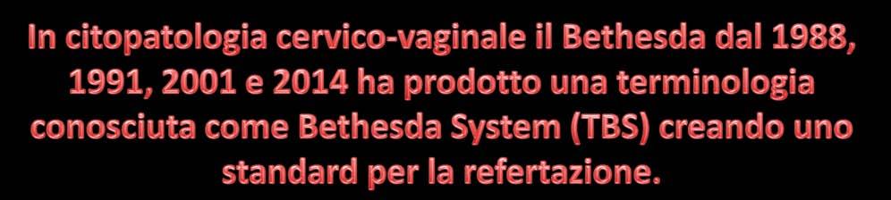 Un refertazione standardizzata e largamente applicata (accettabile ) se non universalmente