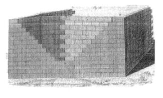 Il comportamento di un muro sollecitato fuori dal proprio piano fu indagato già da Rondelet nel 1802; egli, facendo riferimento a modelli sperimentali realizzati con blocchi regolari a secco,