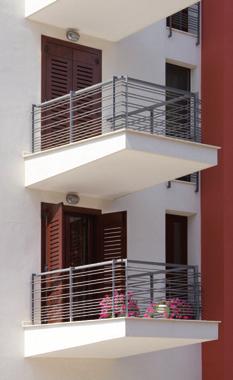The De Feudis Shutter panels are an excellent product used not only to shade but also to give an