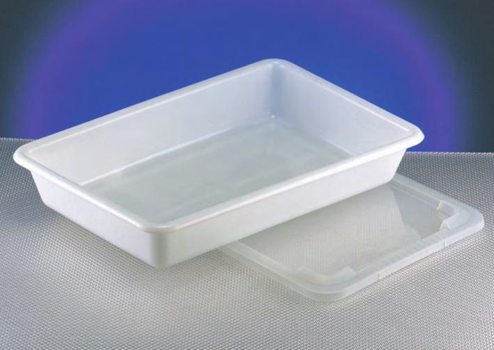 Vasche in plastica In polipropilene (PP) o in polietilene alta densità (HDPE).