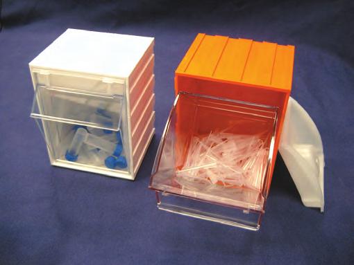 Scatole di stoccaggio Box-cassetti ISIBOX Scaffale-cassetti di stoccaggio con ripiani anti-caduta amovibili.