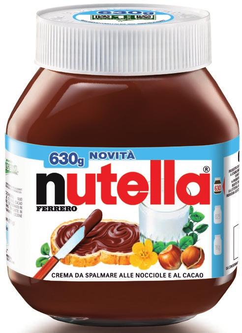 Nutella FERRERO 630 g (al kg 7,06) 4,45