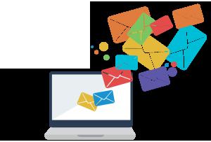 Email Marketing La nostra attività principale si concentra sull e-mail marketing, che al contrario di un sito web che aspetta che i visitatori lo raggiungano, arriva direttamente al