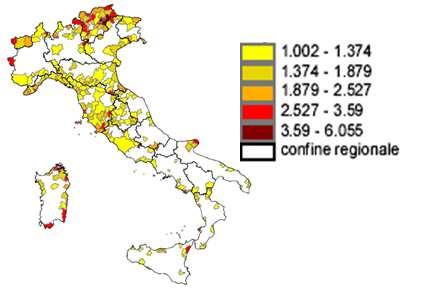 Locale del Lavoro (Istat 1991, 1997, 2001) Insieme di comuni limitrofi,