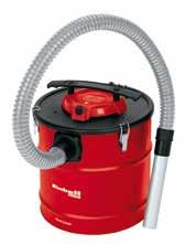 CARRELLATO INDICATORE DI RIEMPIMENTO 54,95 Aspira ceneri a motore TH-VC 1425 Potenza 700 W Fusto da 25 l - Tubo in metallo lungo 1 m Bocchettone