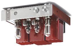 TRV-845SE Amplificatore Stereo Integrato in Pura Classe A single-ended design 845; Potenza: 2 x 20 Watt RMS su 8 ohm; Bias fisso.