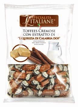 Alpi SPK744 Toffee Cremose con estratto di 750g 8004590750446 4 80 8 35x29x17,5 (h) Liquirizia di Calabria DOP SPK738 Mini Caramelle Ripiene 750g 8004590357386 4 80 8 35x29x17,5 (h) alla Pera dell