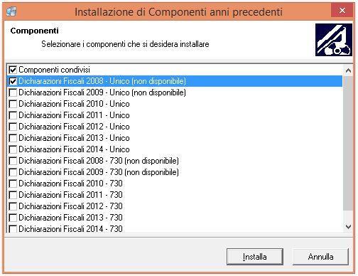 Per installare i dichiarativi dal 2008 e anni precedenti si lancia il file StazioneOld.exe presente nel percorso H:\IPSOWARE\Bin\Bin_Dati (Fig. 11 di pag. 5).