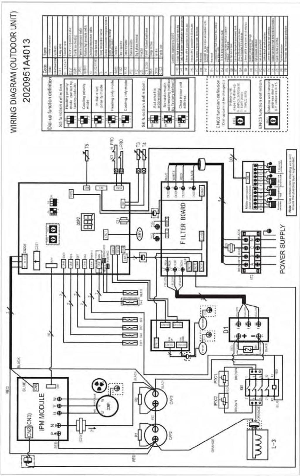 Schema elettrico V200W/DRN1,