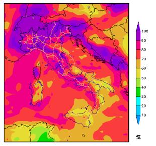 Piogge moderate in Liguria, precipitazioni sul resto del Nord, occasionali al Nordest.