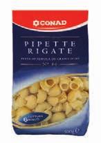 Pasta mista Penne lisce Penne rigate Pipe rigate