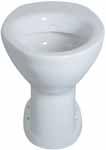 107 - Vaso/bidet normale scarico a terra 160 355 460 290 365 Entrata acqua per erogatore bidet