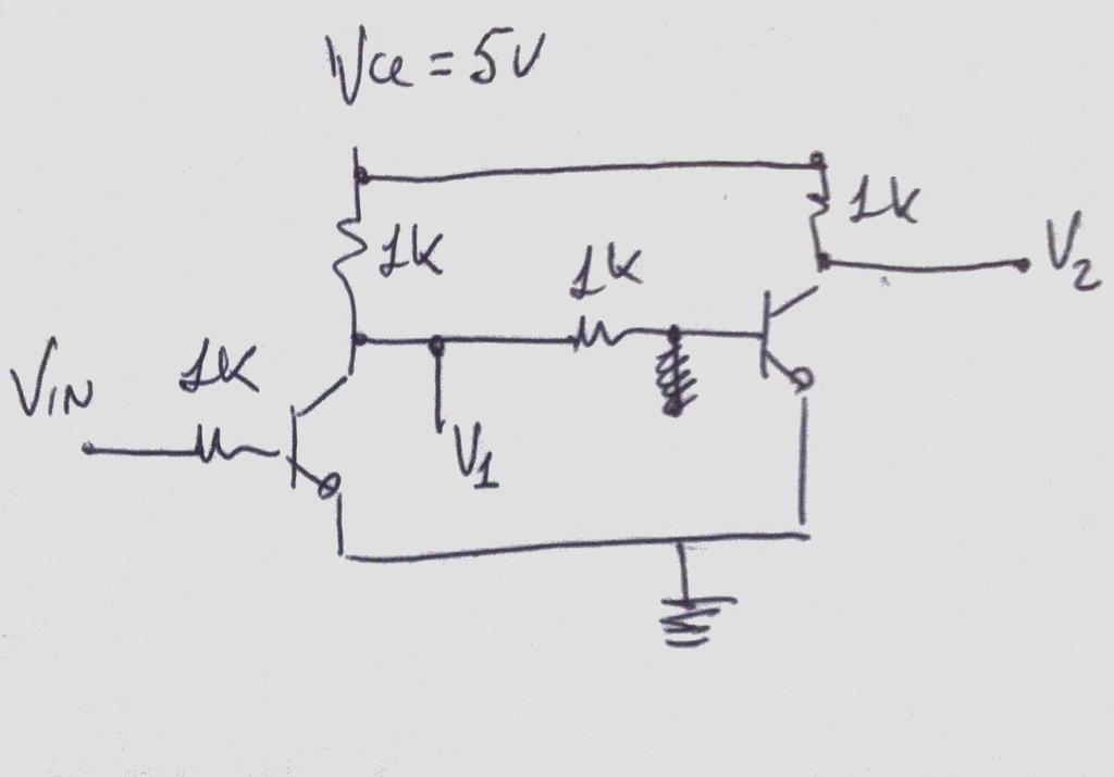 Verificare che le tensioni ai 3 terminali del BJT siano quelle attese dalla teoria. Dare in ingresso una tensione di 500mV a frequenza 500kHz.