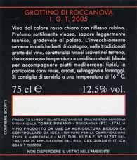 CANTRUM Rosso Sangiovese 65% Malvasia Bianca di Basilicata 35% 20.000 7,50 t I decade di ottobre I decade di novembre Spalliera con forma di allevamento a guyot Vinificazione in rosso con macerazione.