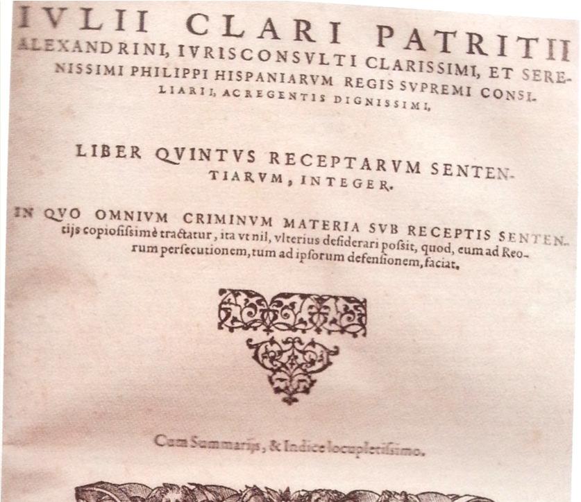 Giulio Claro (1525-1575, alessandrino).