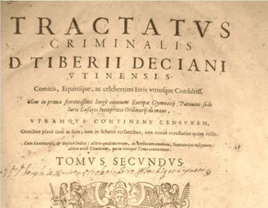 Tiberio Deciani (1509-1582, udinese).