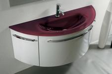 RECTANGLE/120: Built-in over-counter washbasin