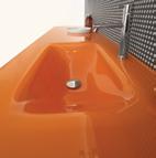 rettangolari in versioni ad una o due vasche disponibili negli spessori di 1,5 cm o 10 cm Under-top washbasin Merati article