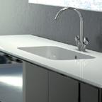 finiture a scelta del cliente nell intera gamma dei colori Ral Integrated washbasin in glass with rectangular and oval tank