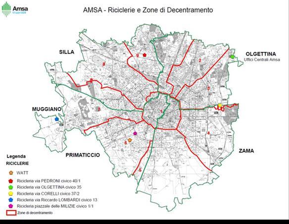 RACCOLTA DIFFERENZIATA: Modalità di esecuzione del servizio Sacco trasparente (frazione residuale) Frequenza (2 volte a settimana 1 volta a settimana nel Municipio 8) Sacco giallo (plastica e