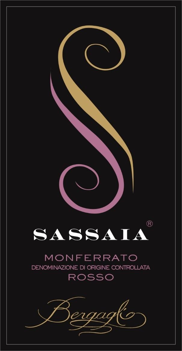 Sassaia Monferrato Rosso: Black Label A Super Piedmont blend of Cabernet Sauvignon, Nebbiolo and Barbera Grapes. It is purplish blue with an inviting nose and full body.