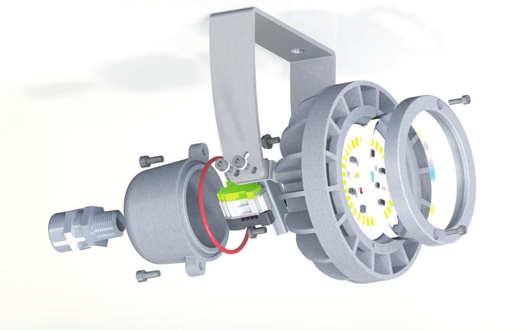 EVML Armatura a LED Low bay EVML-50 EVML-50L EVML-50/O ORIGINAL PRODUCT CARATTERISTICHE MECCANICHE Corpo: