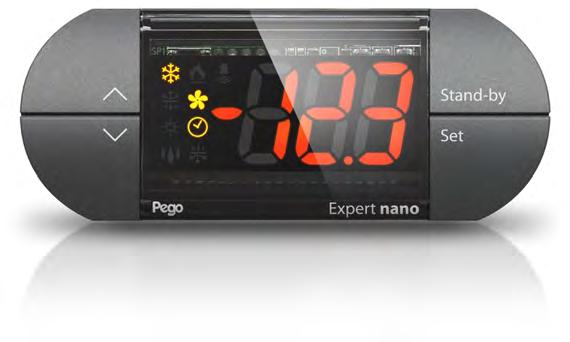 EXPERT NANO EXPERT NANO 4CK L EXPERT NANO 4CK è un termoregolatore elettronico a 4 relè adatto per la gestione di banchi frigo, vetrine refrigerate e celle frigorifere statiche o ventilate, con