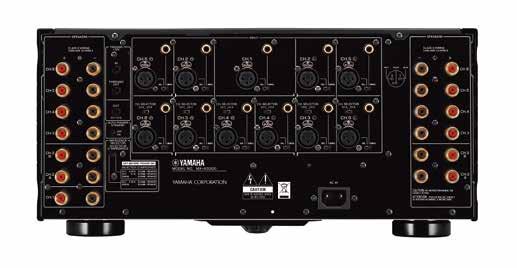 Ohm, 1 khz, THD 10%, 1 canale pilotato, JEITA) CFA (Current Feedback Amplifier) con circuito Darlington a tre stadi Condensatori su misura