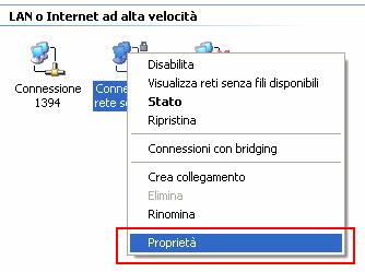 barra di stato) Apparirà la finestra illustrata a