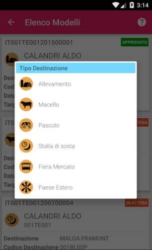 L app android è l estensione mobile delle funzionalità di interrogazione del