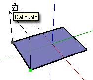 Indicazione di valori di distanza precisi Le dimensioni di un rettangolo appaiono dinamicamente nel VCB mentre disegni.