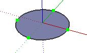 Entità cerchio Le entità cerchio sono una combinazione di più segmenti di linea collegati assieme per formare un cerchio.