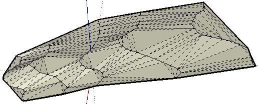 Modellazione del terreno e di forme organiche SketchUp utilizza il concetto di "sandbox" o "sabbiera", ovvero una superficie che può essere generata e manipolata utilizzando gli strumenti sabbiera.