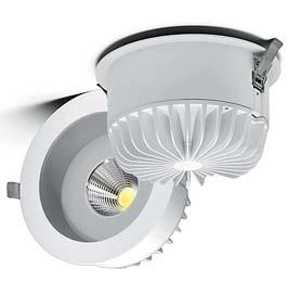 Pro e Prime LED-Downlights Serie Prime H 2W/2W/3We40W Prime H 2 W Corrente di esercizio per 2 W-Downlight: 350 ma DC per 2 W-Downlight: 700 ma DC per 3 W/40 W-Downlight: 050 ma DC Tensione di