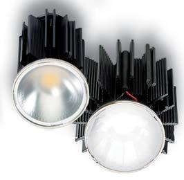 LEDSpot per l'illuminazione residenziale in sostituzione di lampade alogene LEDSpot ActiveLine HALO (3000 2000 K) LEDSpot da incasso dotato di riflettore, dissipatore di calore, cavi e connettore