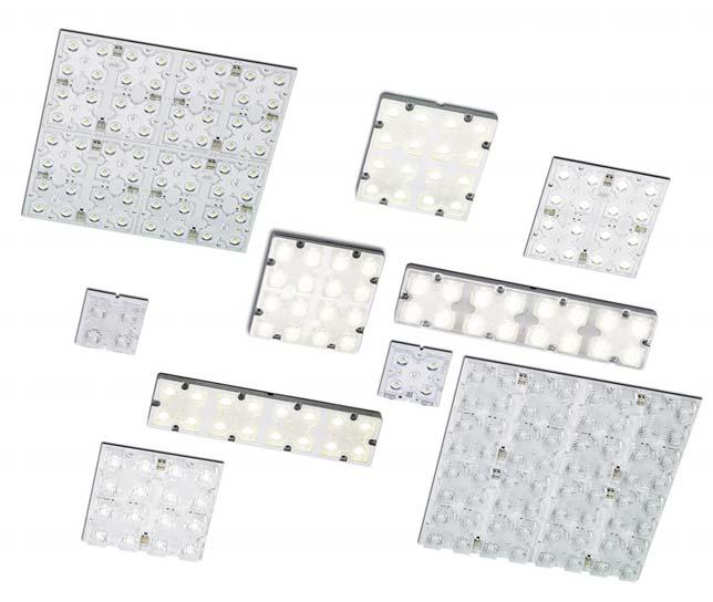 Sistema in corrente costante Illuminazione industriale e di padiglioni Illuminazione a LED di aree industriali e padiglioni Questi moduli LED sono adatti per l'illuminazione industriale, di impianti