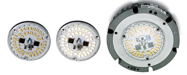 Moduli LED per connessione diretta alla tensione di rete 220 240 V ReadyLine C 07 Caratteristiche tecniche Fattore di potenza: > 0,95 Dimensioni: Ø 73,3 mm, Ø 20 mm con dissipatore di calore Morsetti