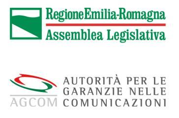 44 il CORECOM dell'emilia- Romagna con la partecipazione dei componenti: GIOVANNA COSENZA MARINA CAPORALE MAURO RAPARELLI Presidente Vicepresidente Componente
