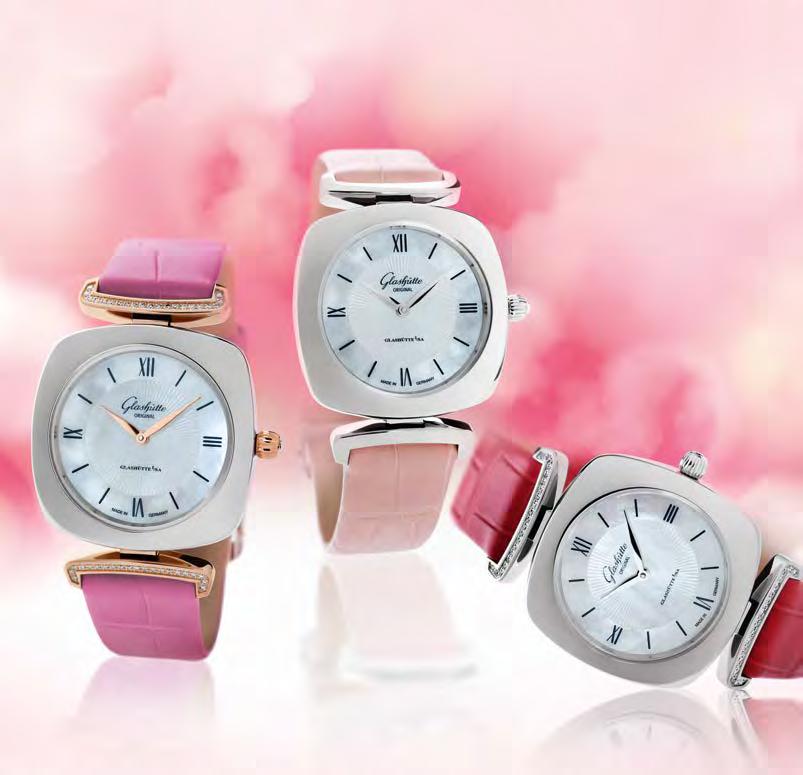 Pavonina Collezione Ladies 163 Un omaggio alla donna moderna Multi-sfaccettato, sofisticato e provocatorio: il modello Pavonina arricchisce la Collezione donna Glashütte Original dal 2013.