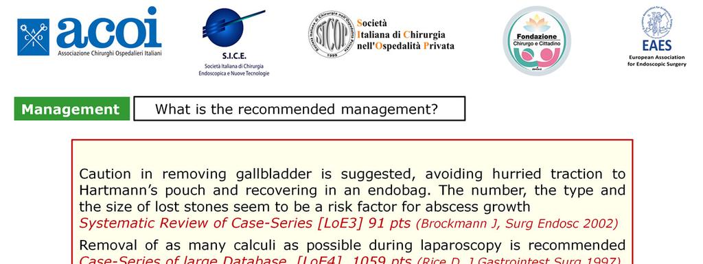 I fattori di rischio sembrano collegati al numero, al tipo e alla grandezza dei calcoli persi.