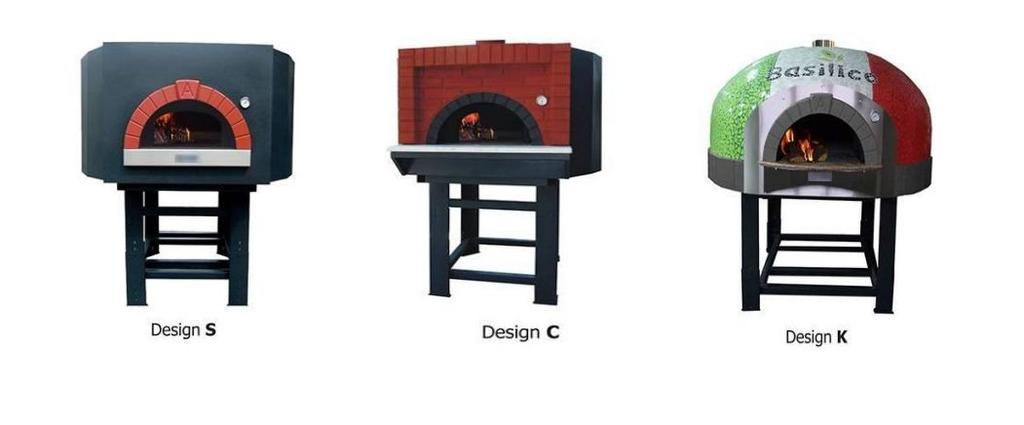 Forni a legna per pizza / Serie D I forni della serie D sono a cupola e adatti per cuocere le pizze.