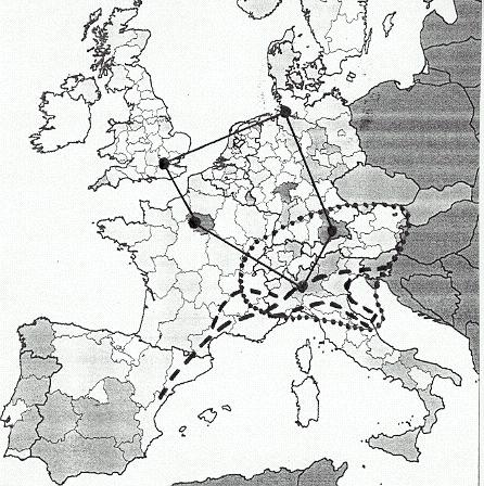 A metà degli anni novanta, nell ambito di una rinnovata partizione delle aree di sviluppo del continente, si delinea l immagine dell arco alpino, una sorta di macro-regione tra Francia, Italia,