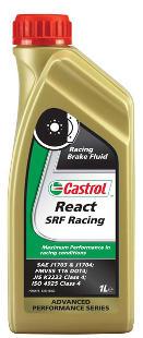 OLI FRENI E FRIZIONI MOTUL RBF600-660 CASTROL SRF Liquido 100% sintetico - Per comandi idraulici di freni e di frizioni Punto di ebollizione: 312 C (RBF600) 325 C (RBF660) RBF600 RBF660 0,50