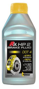 - A secco 270 C - Umido 187 C 0,5 Litri RX Racing Brake Fluid 12,19 DI RAF- FREDDAMENTO MOTORE-CAMBIO TRASMISSIONE L RX HP 2 Brake Fluid è un liquido freni di alta qualità consigliato per freni