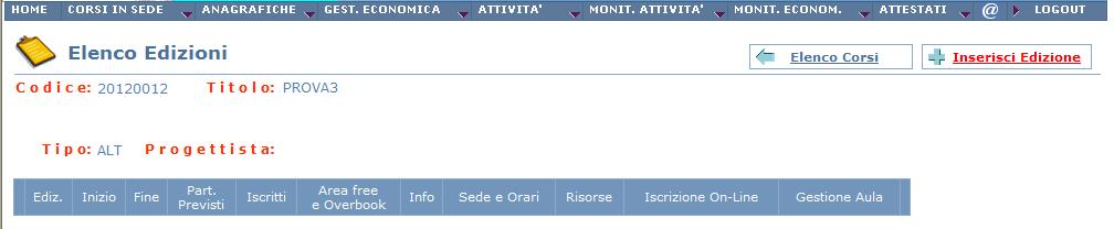 7.2. Gestione edizioni Per poter gestire le edizioni del corso è necessario allegare la locandina del corso Corsi non accreditati: inserimento e gestione edizioni Dopo questi passaggi il corso può